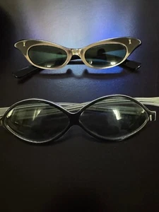 2 Pairs Vintage "Made in France" Ladies Sunglasses - Picture 1 of 6