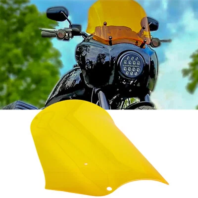 Motorcycle Windshield Windscreen Deflector For Harley Dyna Softail Low Rider 1PC — 第 1/4 张图片