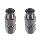 2Pcs Aluminum Alloy an Fitting Black 6an Fitting Dexepe Fittings  For Car