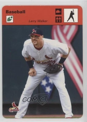 2005 Leaf Sportscasters Red Batting Cap /50 Larry Walker #26 HOF - Image 1 of 2