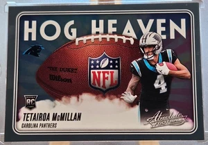 Tetairoa McMillan 2025 Panini Absolute #HH-TMN Hog Heaven Panthers RC - Bild 1 von 2