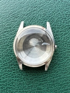 Caja de reloj genuina Rolex fecha 15000 acero inoxidable 34 mm agujeros (1981) - OC#1546 - Imagen 1 de 7