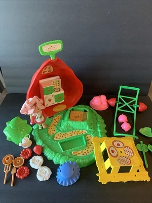 1980 Strawberry Shortcake Berry Bake Shoppe Caracol Escargot Juego Incompleto Foto 1 de 4