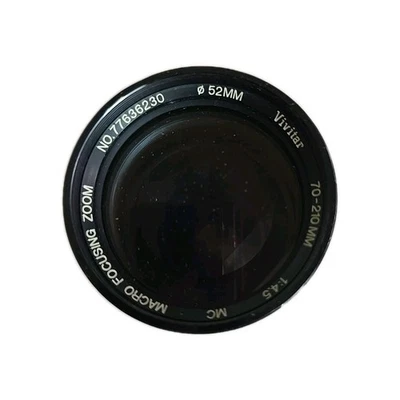 Vivitar 70-210mm F/4.5 MC Macro 52mm No. 77636230 - Image 1 of 4