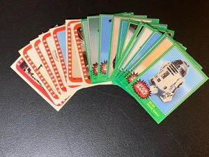 Star Wars Topps Series 4 1978 Complete Green Border Set with Stickers - Picture 1 of 15