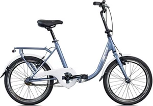 Legnano Nazaire vouwfiets 20 pollici freno a cerchio unisex blu-grigio - Foto 1 di 1