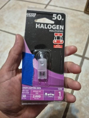 New   Feit Electric   120V G9 Base 50w Bulb   Frosted - Image 1 of 3