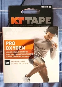 KT Tape Duo Pack 20 Strips 2-10" original cotton @ synthetic pro - Picture 1 of 2