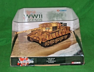 CORGI WORLD WAR II GERMAN PANTHER TIGER TANK  101st SS 1/50 #CC60502 - Picture 1 of 1