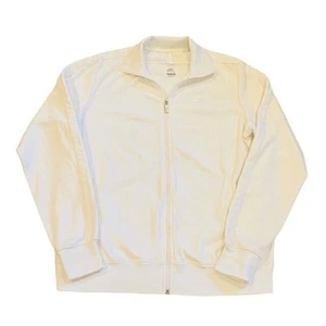 Nike Track Soccer Jacket Mens Size XLT White Full Zip Long Sleeve Y2K Gorpcore - Picture 1 of 10