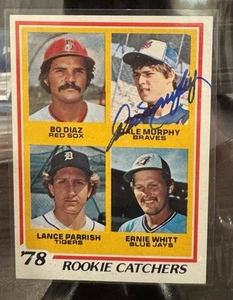 1978 Topps SIGNED Dale Murphy / Parrish #798 RC MINT AUTO BRAVES PHOTO MATCHED - Picture 1 of 9