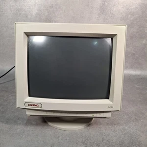 Compaq SVGA Color Monitor 472P – Vintage 14″ CRT PC Display, Tested Working - Picture 1 of 11