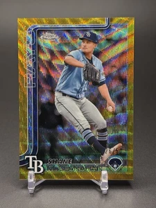 2025 Topps Chrome - Shane McClanahan #298 Gold Wave Refractor /50 Tampa Bay Ray - Bild 1 von 2