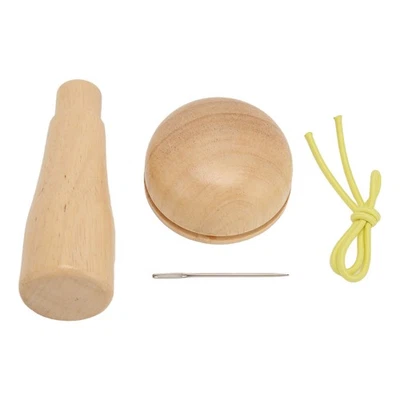 Darning Mushroom Kit Detachable Wooden Darning Mushroom Needle Sewing Tools For - Image 1 of 4
