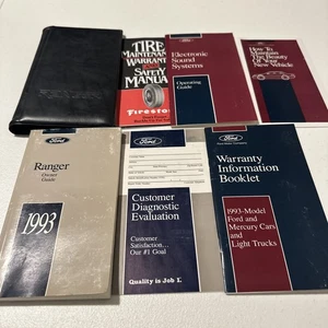 1993 93 Ford Ranger Owners Manual Set With Case OEM - Picture 1 of 5