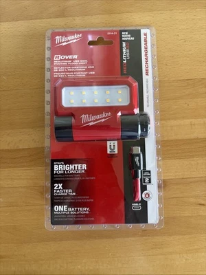 Milwaukee 2114-21 USB Rechargable ROVER Pivoting Flood Light Kit 550 Lumens - Image 1 of 2