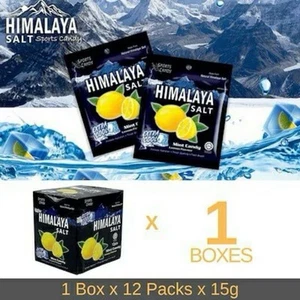 HIMALAYA SALT Sports Candy Extra Cool Lemon 1 Box (15g x 12 packets) - Picture 1 of 7