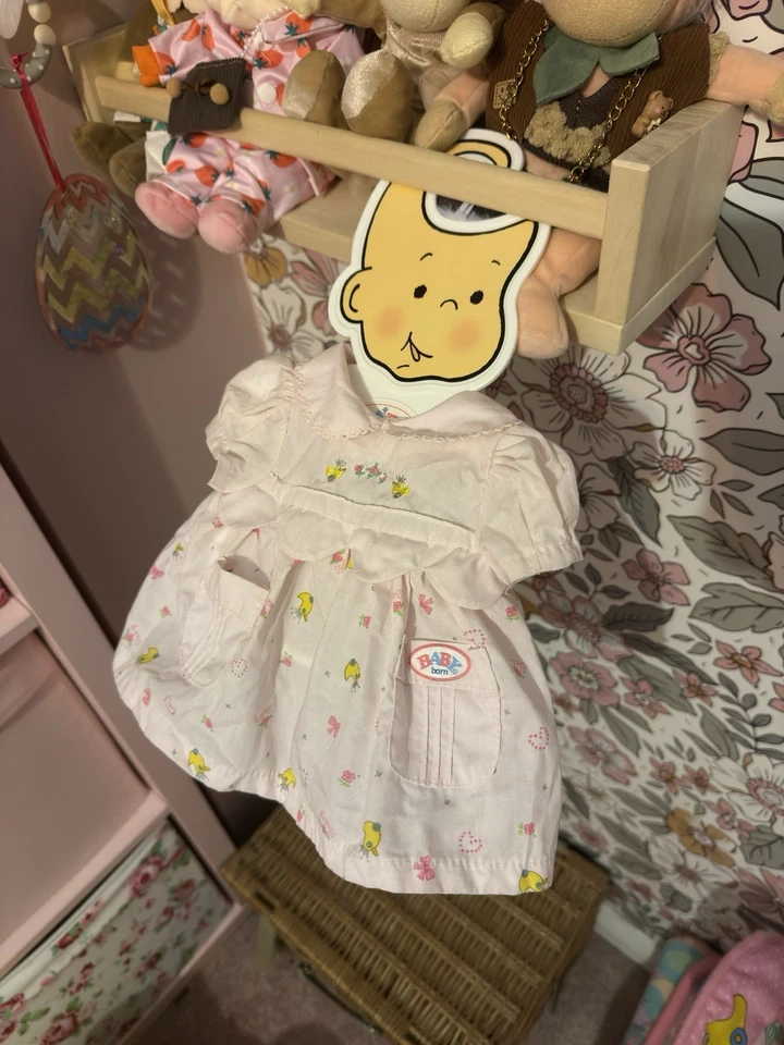 Baby born zapf creation vintage retro floral dress - Image 1 of 1