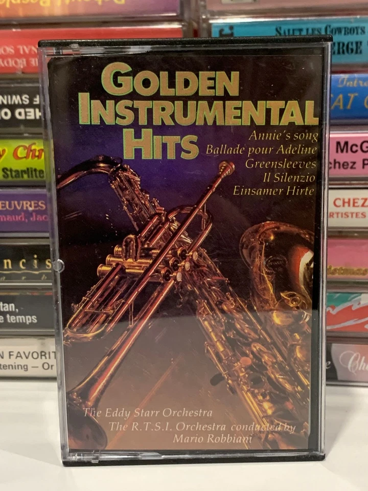 Eddy Starr Orchestra Golden Instrumental Hits Cassette Tape 1983 Madacy Vintage - Image 1 of 2