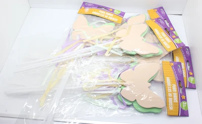 Crafters 方形(仅泡沫魔杖)5 包 3 件派对礼品创造有趣的设计 — 第 1/4 张图片