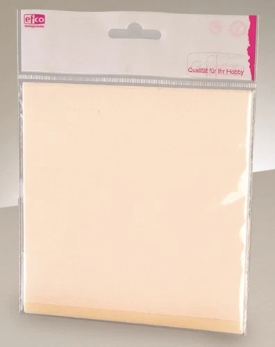 EFCO 8 Blatt Photo Pearls Klebefolie 15x15 cm Klebefolie für Bügelperlen