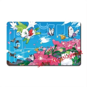Shaymin Pokemon Playmat TCG Card Game Play Mat Gaming Desk Mat Mouse Pad _o119 - Picture 1 of 2