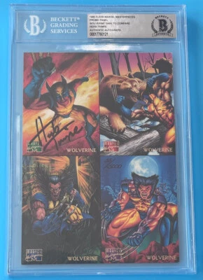 Herb Trimpe "Wolverine Creator" 1995 Fleer Marvel Auto Signed Rookie Card BAS - Image 1 of 3