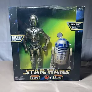 Star Wars Kenner C-3PO R2-D2 12 Inch Electronic Action Collection Figure Set 12" - Picture 1 of 15