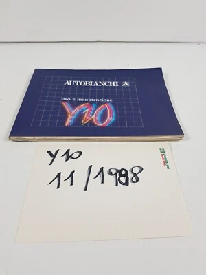 Manuale libretto uso E manutenzione Autobianchi Y10 originale non copia ed. 1988 - Immagine 1 di 4