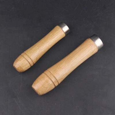 10x Wooden File Handle Replacement Strong Metal Collars for File Craft Tool - Image 1 of 4