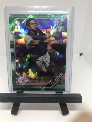 2019 Bowman Chrome Sapphire Anthony Seigler 49/50 - Image 1 of 3