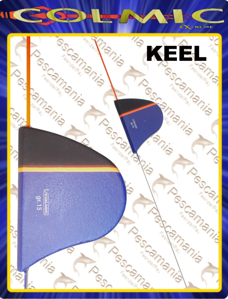 Galleggiante vela Colmic KEEL roubaisienne gr. 1,00-30,00 - Imagen 1 de 1
