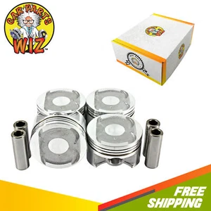 Engine Piston Set Fits 96-00 Honda Civic Civic 1.6L D16Y5 D16Y8 - Picture 1 of 1