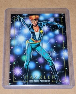 DAZZLER Card JOE JUSKO Signed 1992 MARVEL MASTERPIECES - Picture 1 of 2