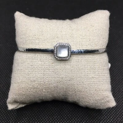 Ippolita Sterling Silver MOP Diamond Stella Toggle Bracelet Bangle - Image 1 of 4