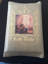 The Holy Bible The Catholic Press Rev John P O'Connell ed Illustrations 1958 VG
