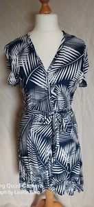 Retro Style Ruffle Dress Wrap around and tie. Size 12-14 one size Ex Store - Bild 1 von 5