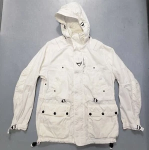 Ralph Lauren POLO USN Experimental Parka Anorak Jacket Sz M White RARE - Picture 1 of 12