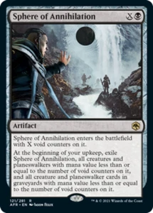 x1 Sphere of Annihilation R MTG Adventures in the Forgotten Realms M/NM, English - Picture 1 of 1
