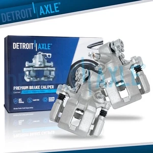 Rear Brake Calipers w/ Brackets for 2002 2003 2004 2005 Acura EL RSX Honda Civic - Picture 1 of 7