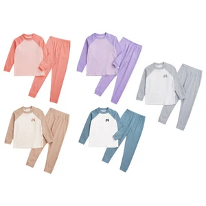 Kids Boys Girls Dailywear Autumn Sleepwear Comfy Underwear Set Dance Unisex - Picture 1 of 48