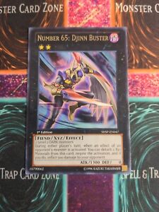 Yu-Gi-Oh! Number 65: Djinn Buster SHSP-EN047 1st Edition Rare NM a1/
