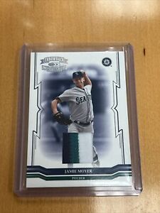 2005 Donruss MLB Throwback Threads 3 Color Patch #/100 Jamie Moyer Mariners P