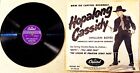 HOPALONG CASSIDY 10" 78 rpm record in PICTURE SLEEVE Hoppy's Good Luck Coin