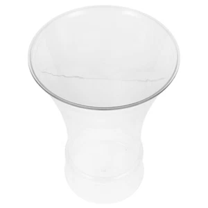 Transparent Vase Modern Home Decor Plastikvase Esstisch Blumenvase - Bild 1 von 12
