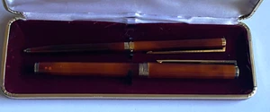 S. T. Dupont Laque de Chine Füllfederhalter 18 Karat Goldfeder +Kugelschreiber - Bild 1 von 17