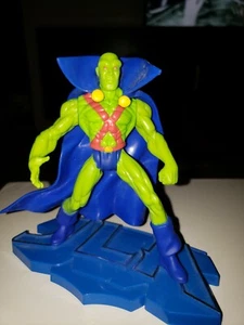 MARTIAN MANHUNTER: Modellino posabile 5" con espositore, JLA, Hasbro 1998 - Foto 1 di 1