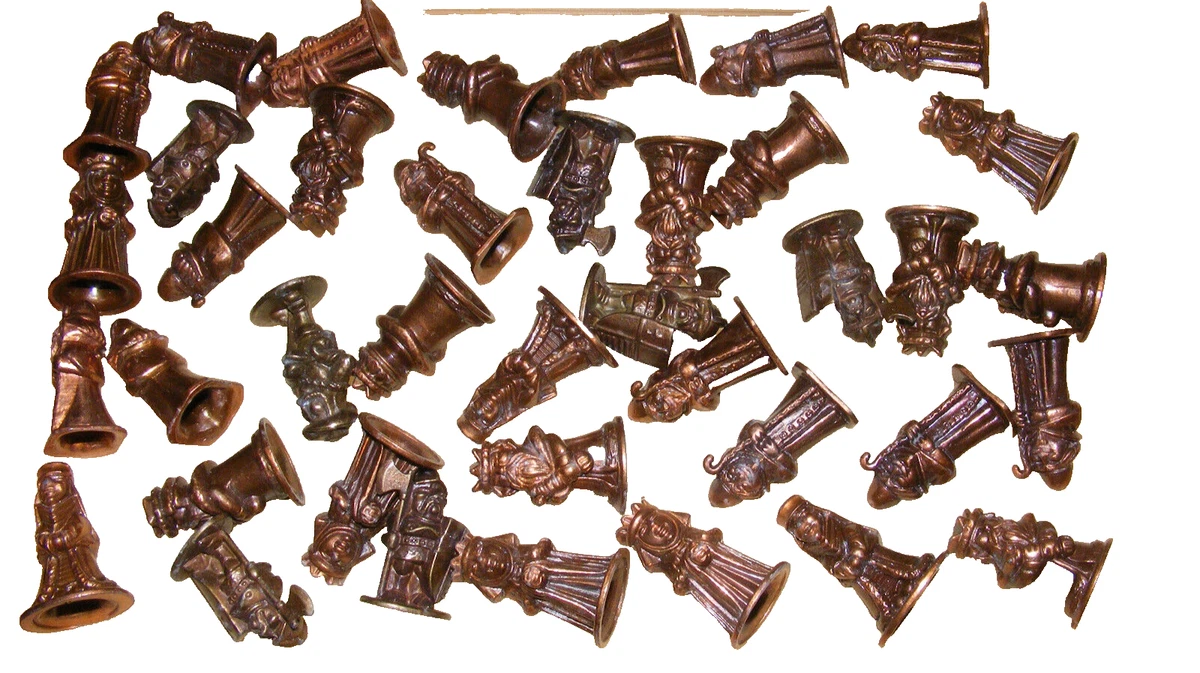 Fränkischer Krieger Figur Kupfer | Metallfigur Für Kinder & Sammler