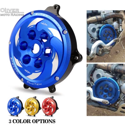 Clear Clutch Cover For SUZUKI DRZ400SM DRZ400S 2005-20 Engine Clutch Case Guard — 第 1/4 张图片