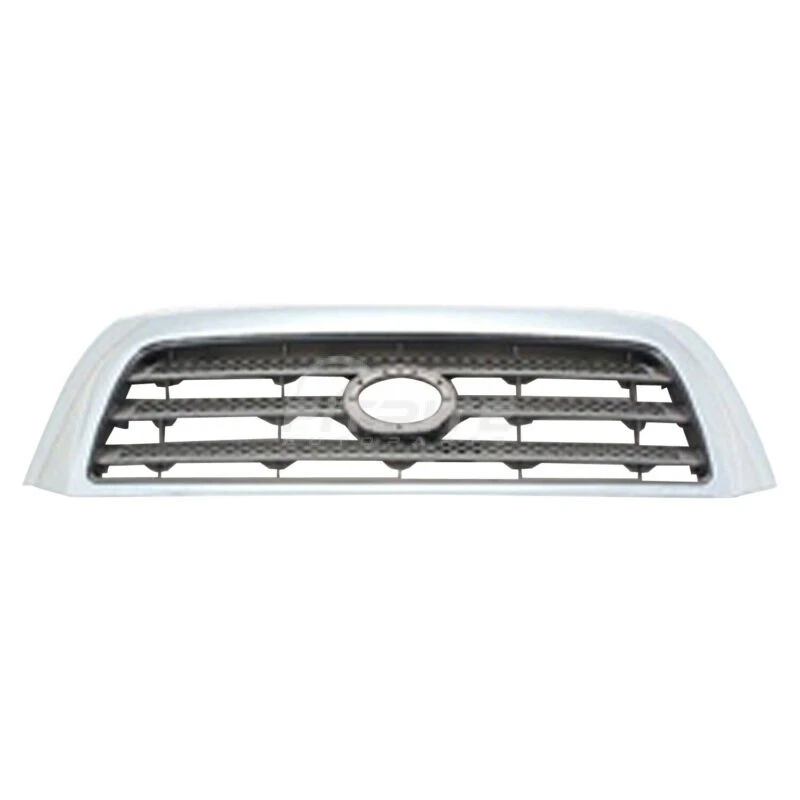 New Front Grille Silver Gray With Chrome Frame Fits Toyota Tundra 2007-2009 - Image 1 of 1